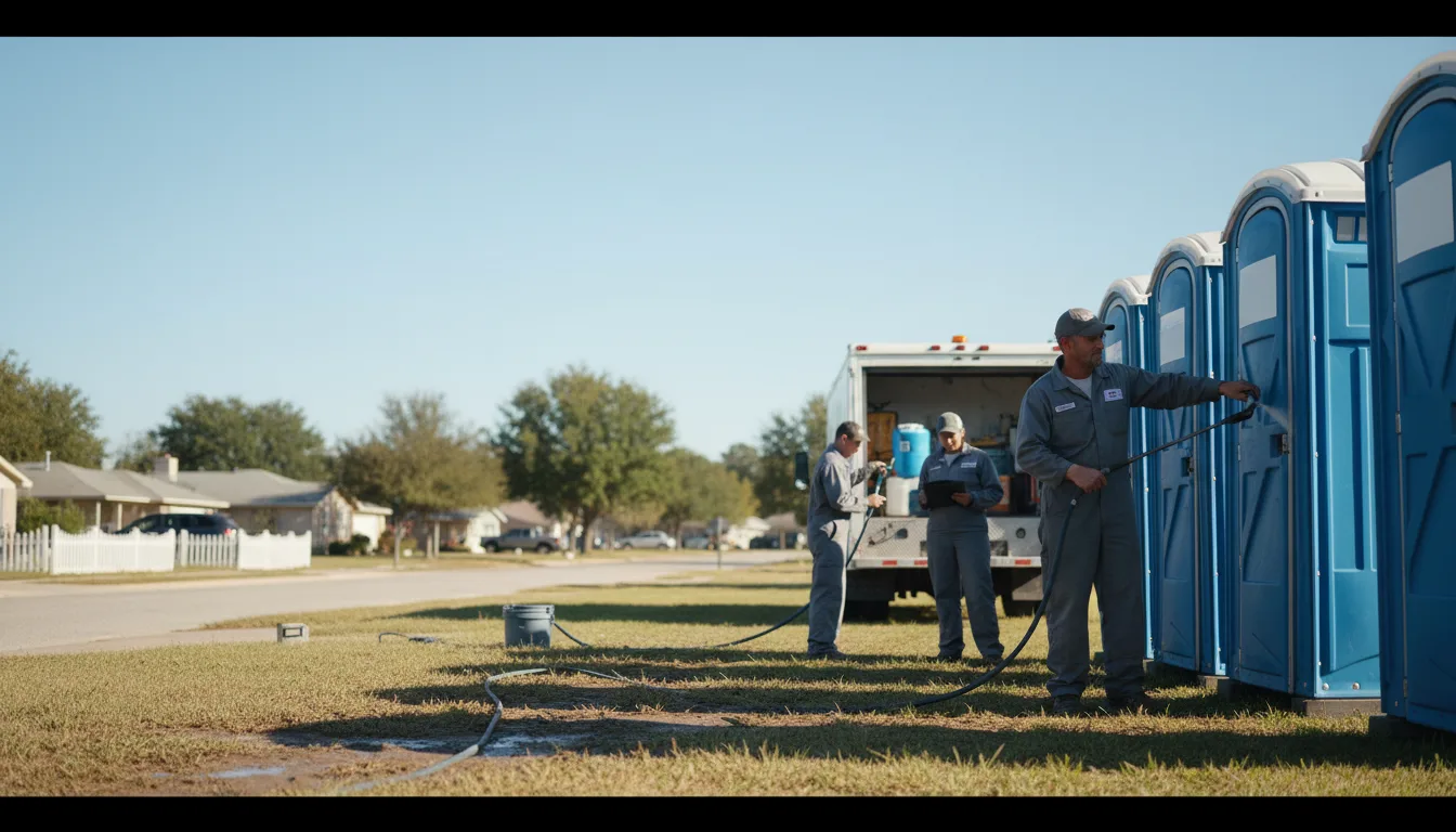 Long-Term Portable Toilet Rental in Cusseta, AL near me